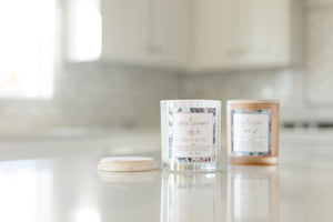 Gilded White Rose Scented Candle