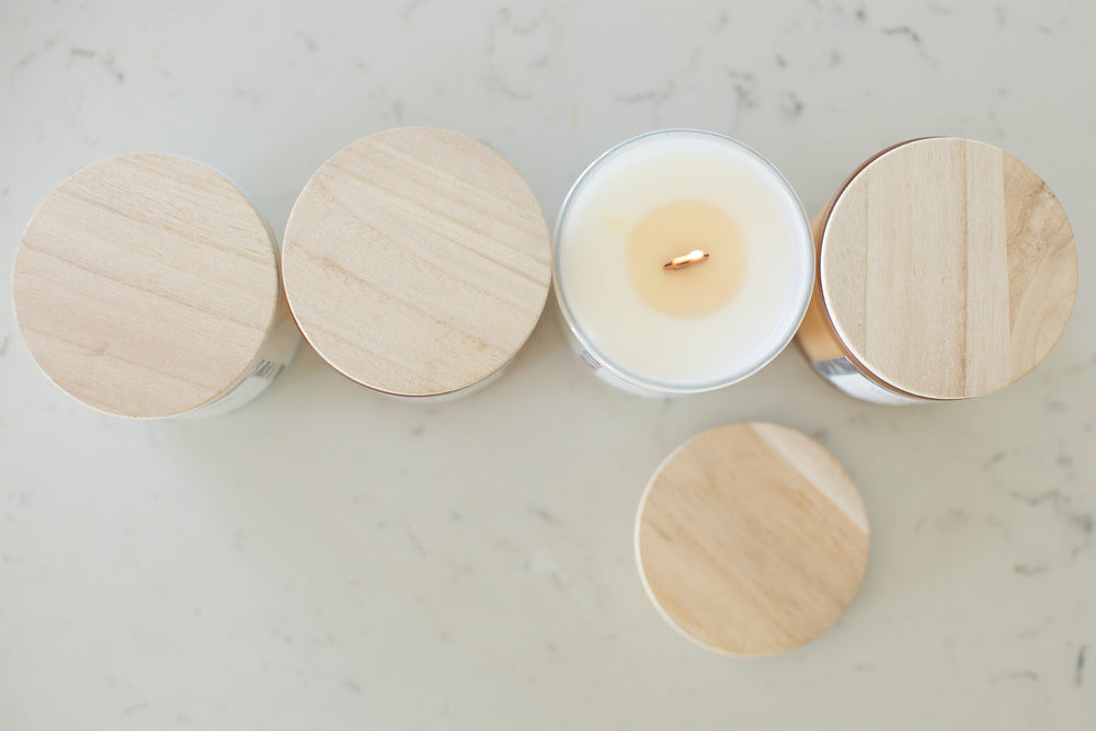 Gilded White Rose Scented Candle