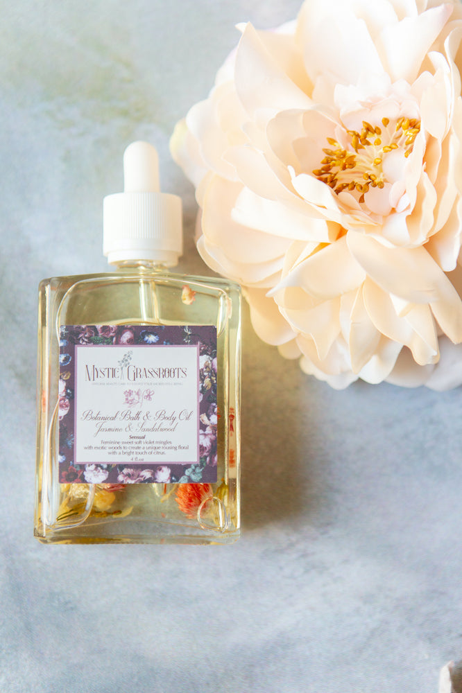 Jasmine + Sandalwood - Botanical Body Oil